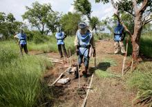 Soudan, neutralisation et élimination des mines terrestres