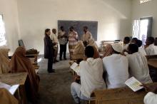 Mogadiscio, formation dans une école